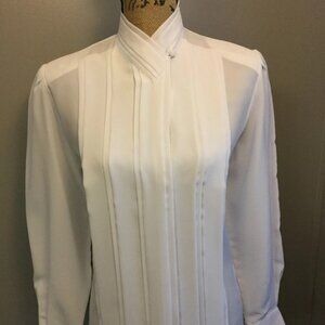 Elegant White Women's Top